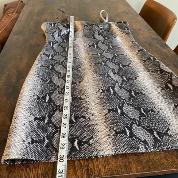 Motel snake print slip Bodycon dress - Picture 8 of 15